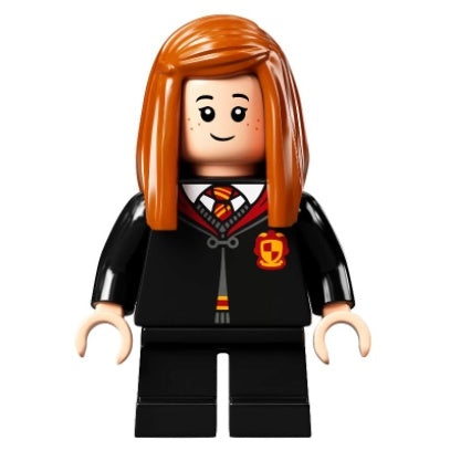 hp305 Ginny Weasley - Gryffindor Robe Clasped, Black Short Legs