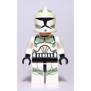 sw0298 Clone Trooper, Horn Company (Phase 1) - Sand Green and Lime Markings, Large Eyes