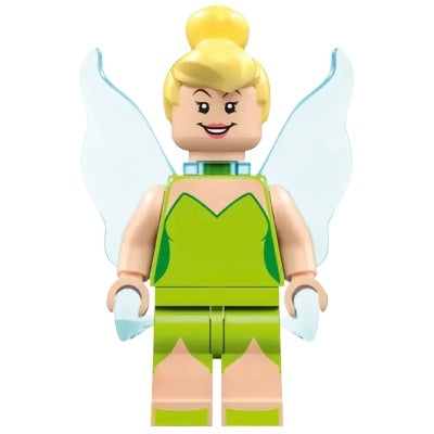 dis086 Tinker Bell - Minifigure, Trans-Light Blue Butterfly Wings