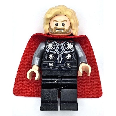 sh0915 Thor - Spongy Cape with Single Hole, Black Legs, Bushy Hair