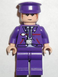 hp047 Stanley (Stan) Shunpike - Knight Bus Conductor Uniform with Dark Purple Tie
