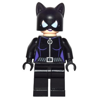 sh0006 Catwoman - Black Suit with Dark Purple Trim, Dark Purple Lips