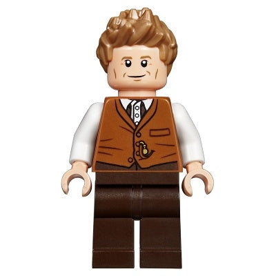 hp165 Newt Scamander - Dark Orange Vest