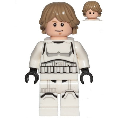 sw1203 Luke Skywalker - Stormtrooper Outfit, Printed Legs, Shoulder Belts