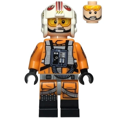 sw1267 Luke Skywalker - Pilot Suit, Printed Arms, Black Boots