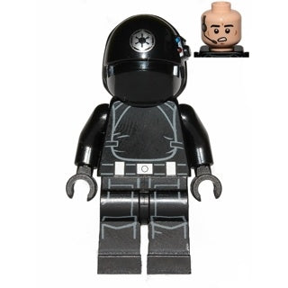sw0520 Imperial Gunner - Helmet with Silver Imperial Logo, Light Nougat Head, Open Mouth