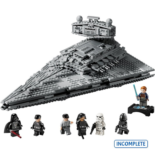 75394 Imperial Star Destroyer (Incomplete Pre-Owned, Read Details)