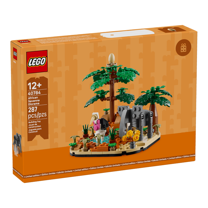 40784 African Savanna Diorama (Retired New-In-Box)